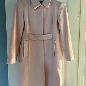 Moda International Blush Pink Wool Blend Coat